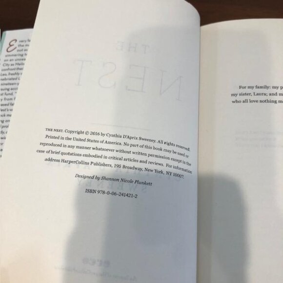 The Nest Hardcover Pre-owned Book. - Picture 11 of 11